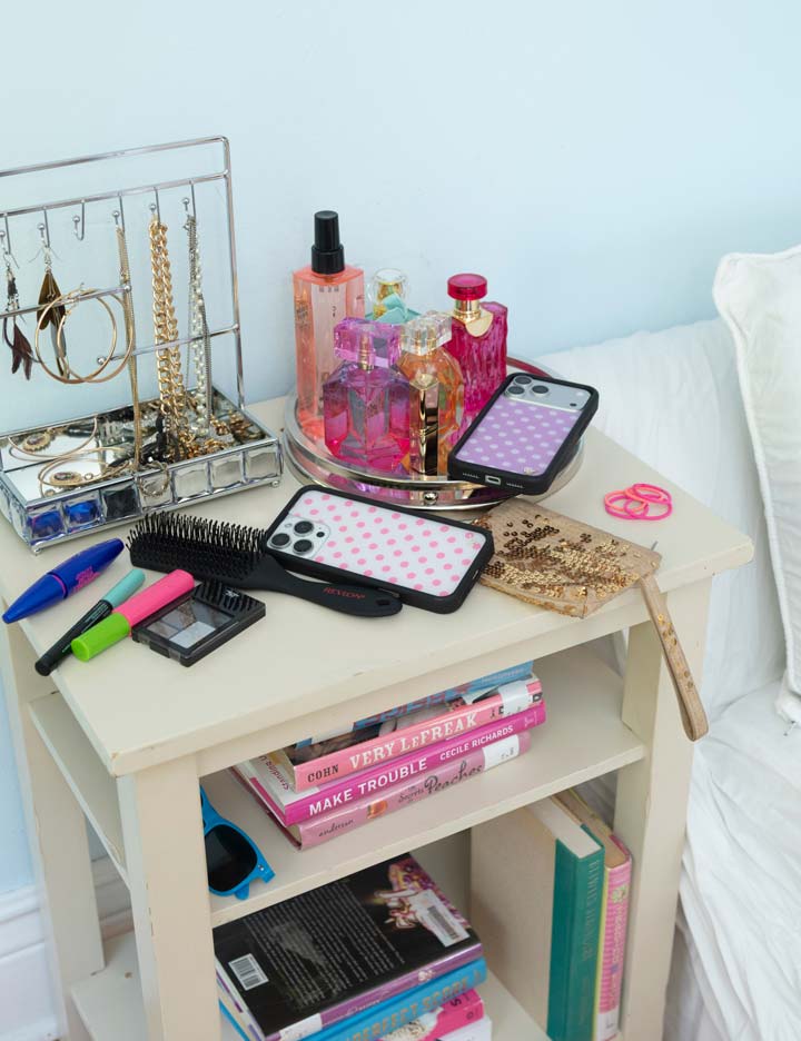 Polka Dot | White and Pink iPhone Case