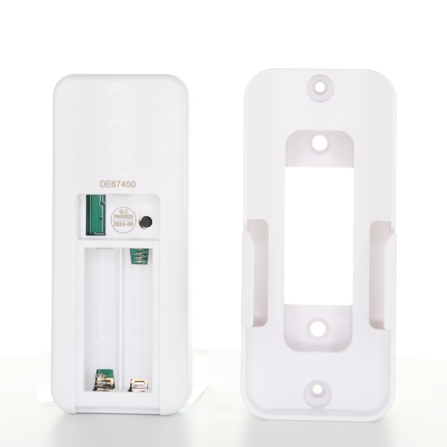 Hampton Bay White Universal 3-speed Damp Rated Ceiling Fan Remote Control with Dimmer