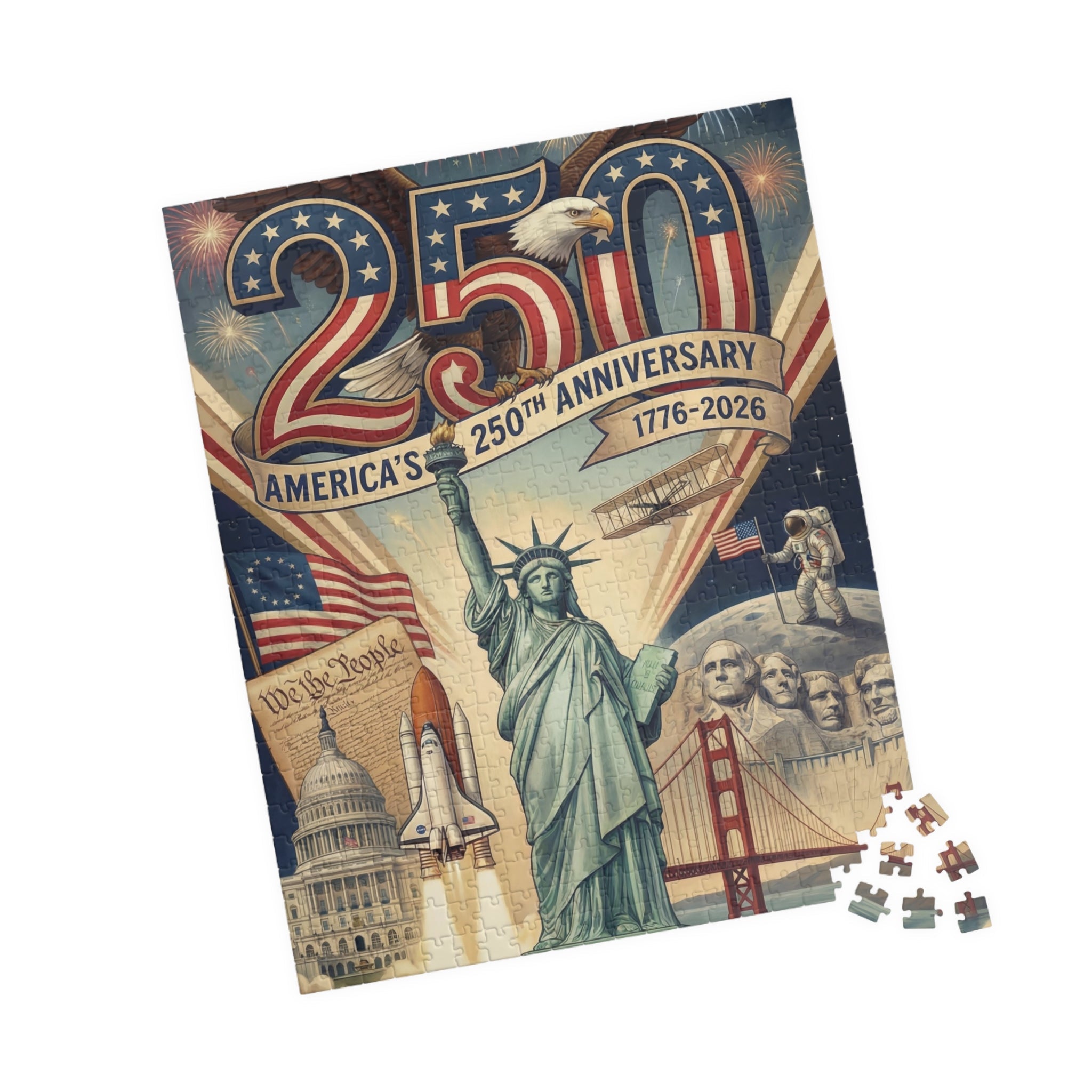 Amerika 250. Jubiläums-Puzzle (252, 520, 1014 Teile)
