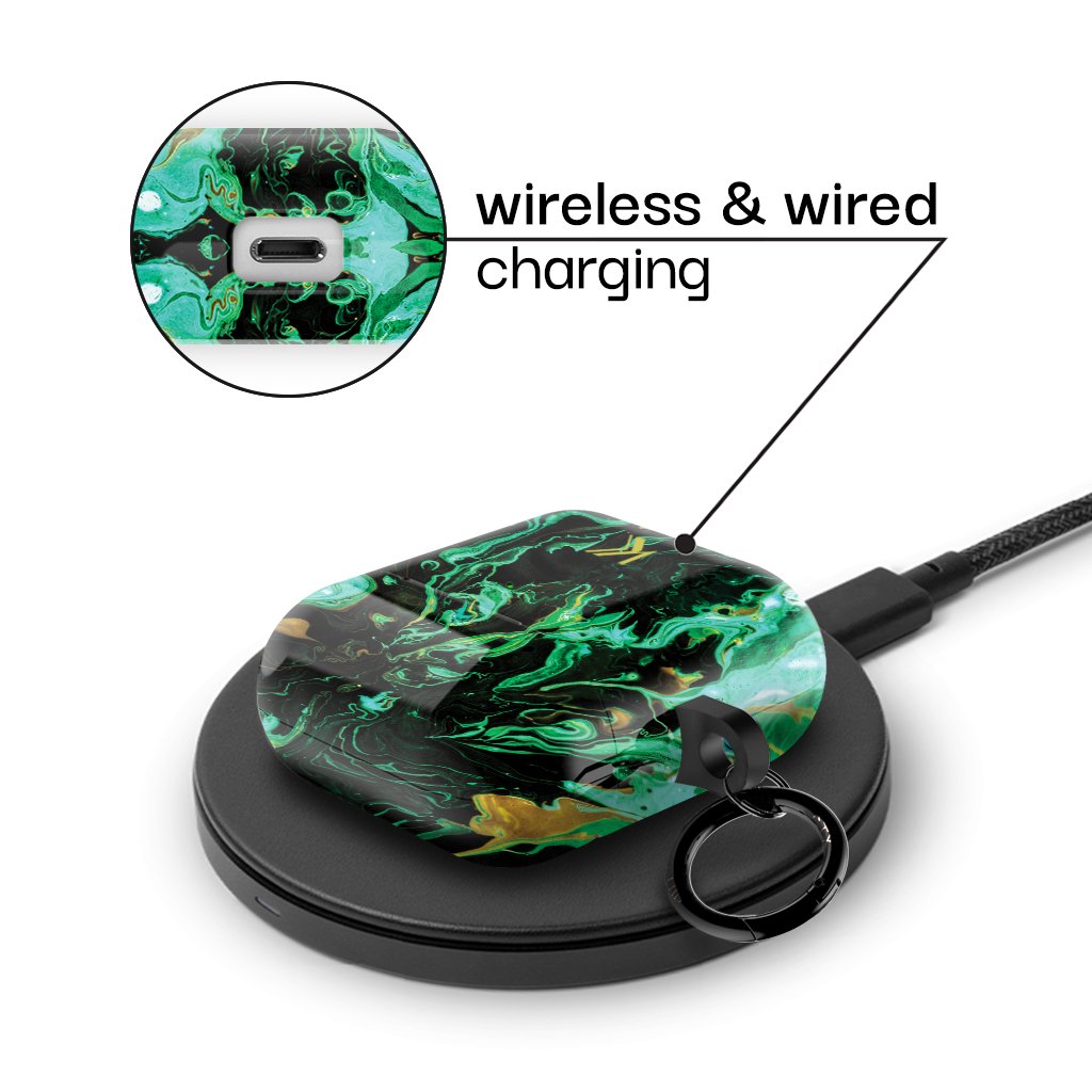 Misty Emerald AirPods-Hülle