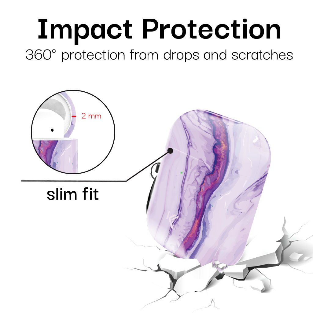 AirPods Hülle Icy Lavender