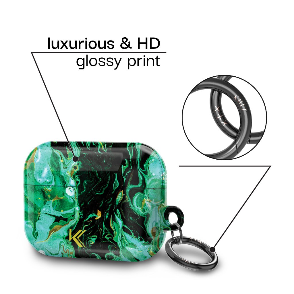 Misty Emerald AirPods-Hülle
