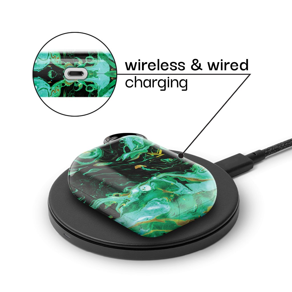 Misty Emerald AirPods-Hülle