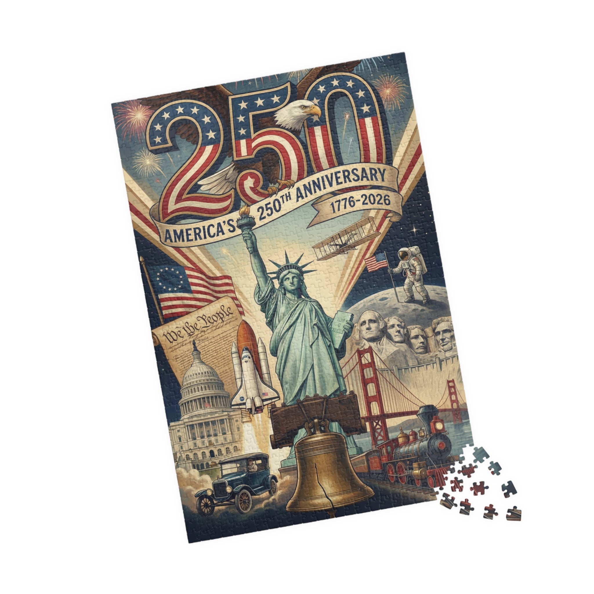 Amerika 250. Jubiläums-Puzzle (252, 520, 1014 Teile)
