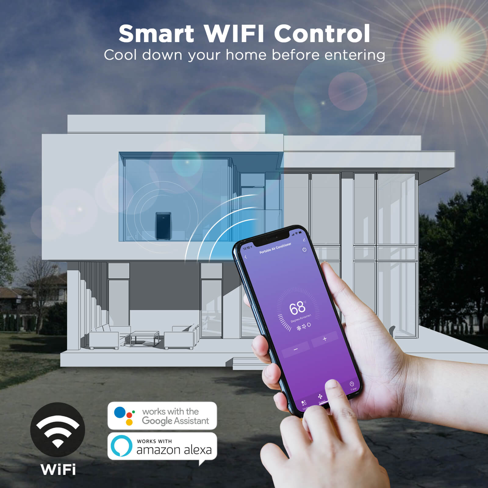 Greenland 14,000 BTU WiFi Portable Air Conditioner