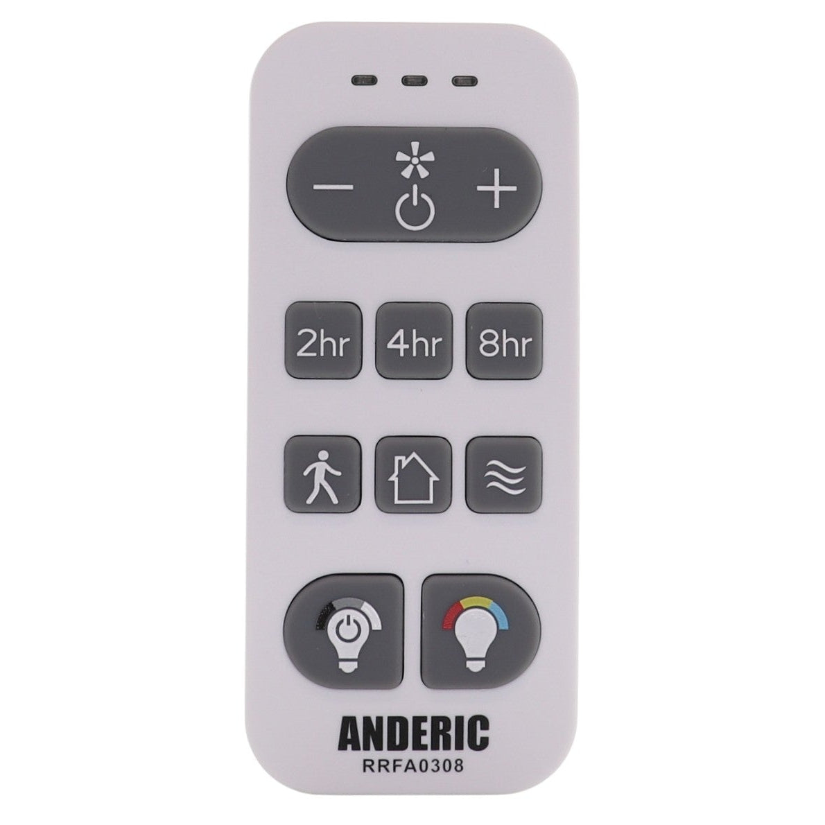 Anderic RRFA0308 Ceiling fan Remote Control for Harbor Breeze Boltz III, Mac III, Reverdy, Flanagan III, and Crestwell Fans - A25-FA0188A