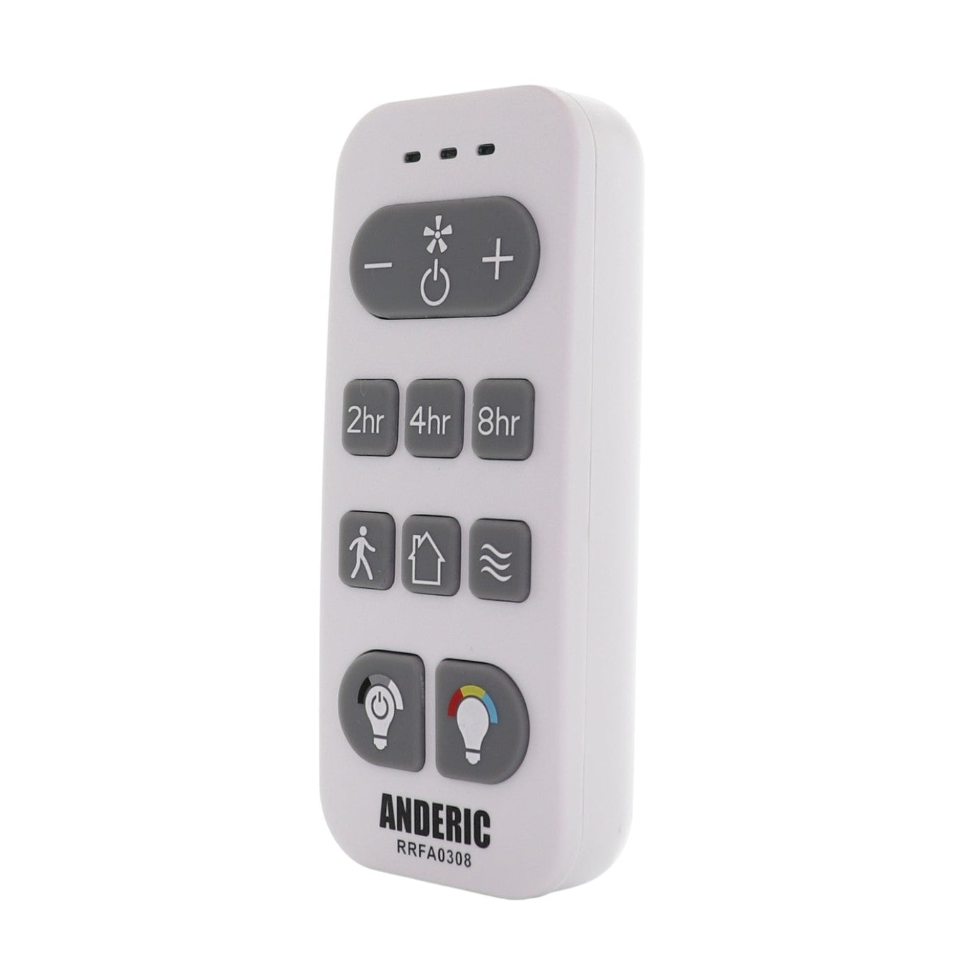 Anderic RRFA0308 Ceiling fan Remote Control for Harbor Breeze Boltz III, Mac III, Reverdy, Flanagan III, and Crestwell Fans - A25-FA0188A