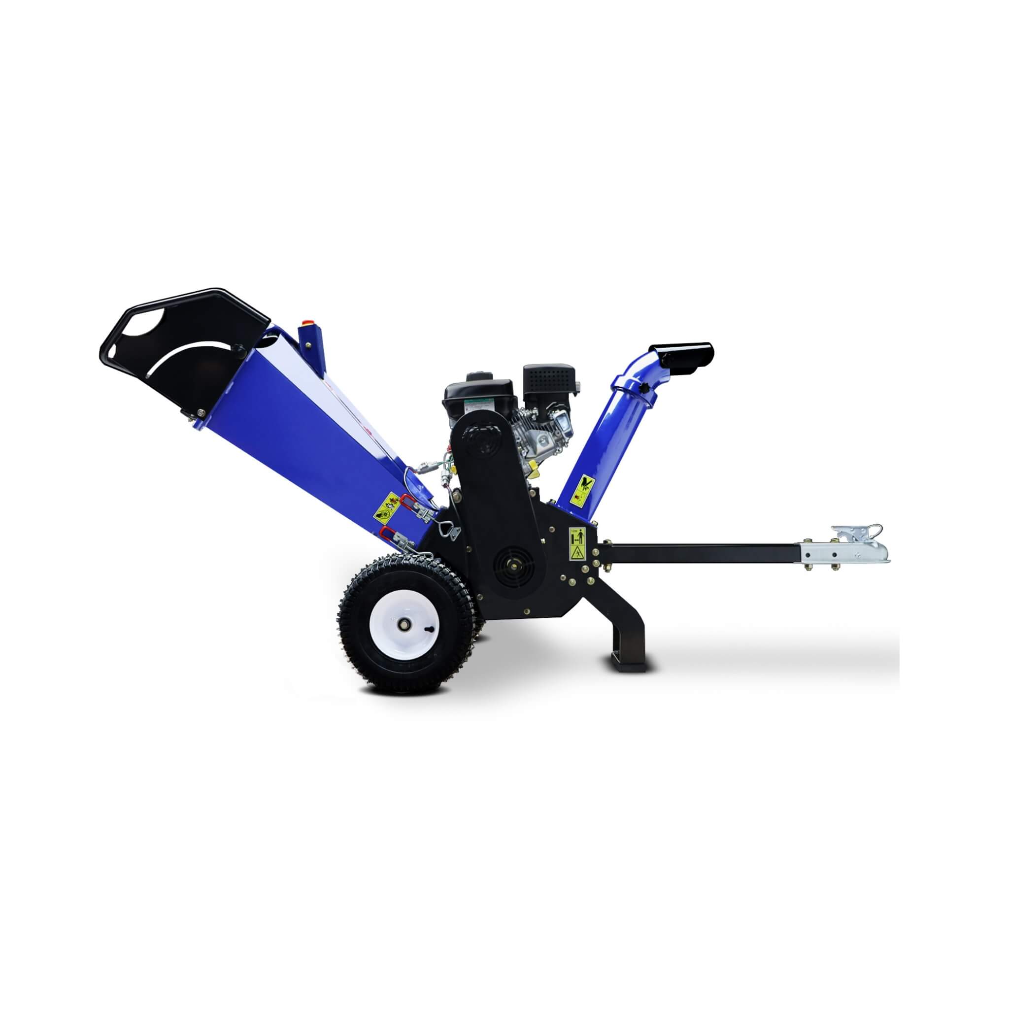 Heavy-Duty 4-Inch 208CC Gas Drum Wood Chipper Shredder With Tow Hitch (SAK47504)