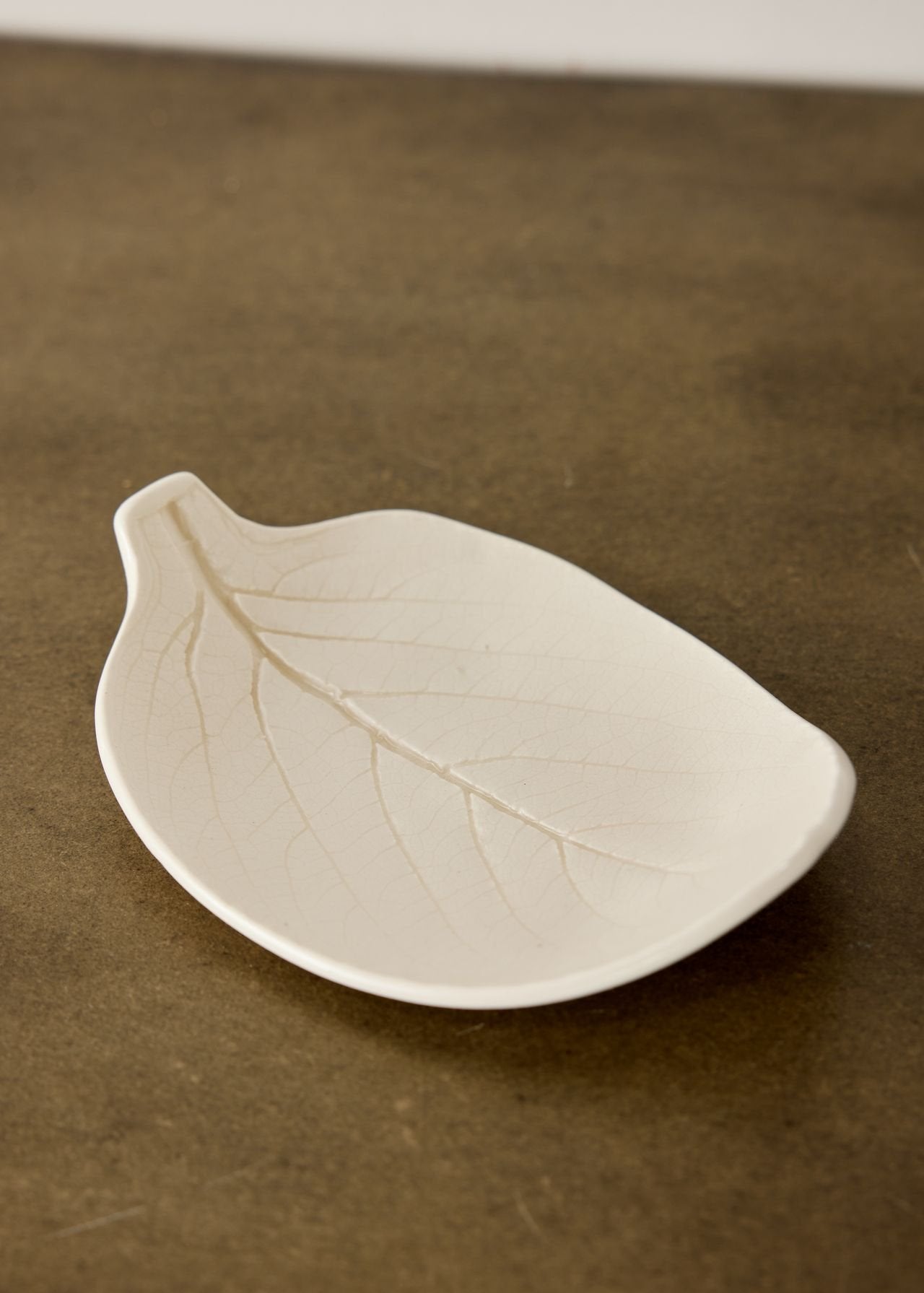 Porzellan-Blatt-Schmuckschale