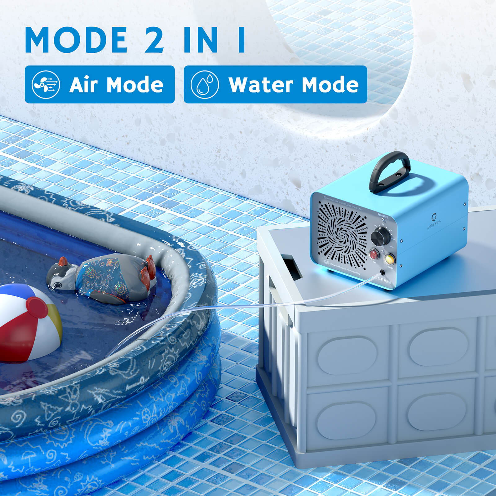 MA25L Dual-Modus Ozongenerator für Luft und Wasser