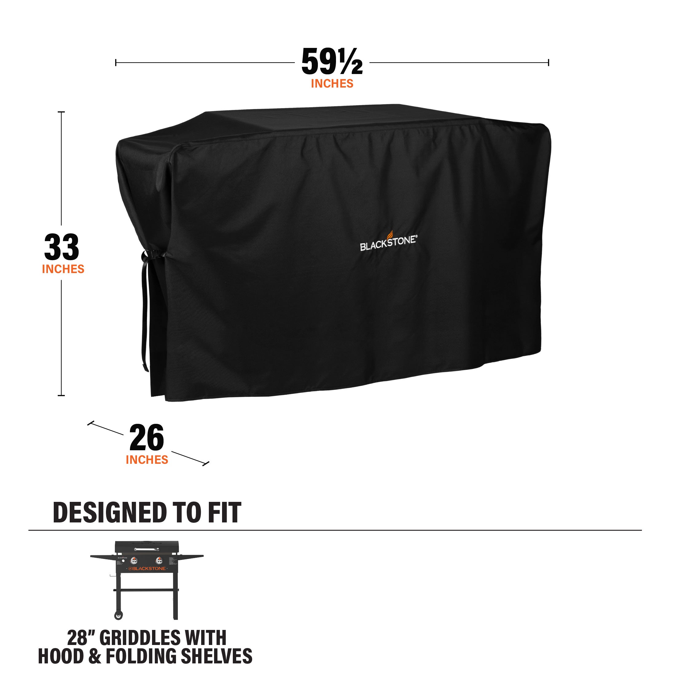 Blackstone 28" Grillplatte Abdeckung