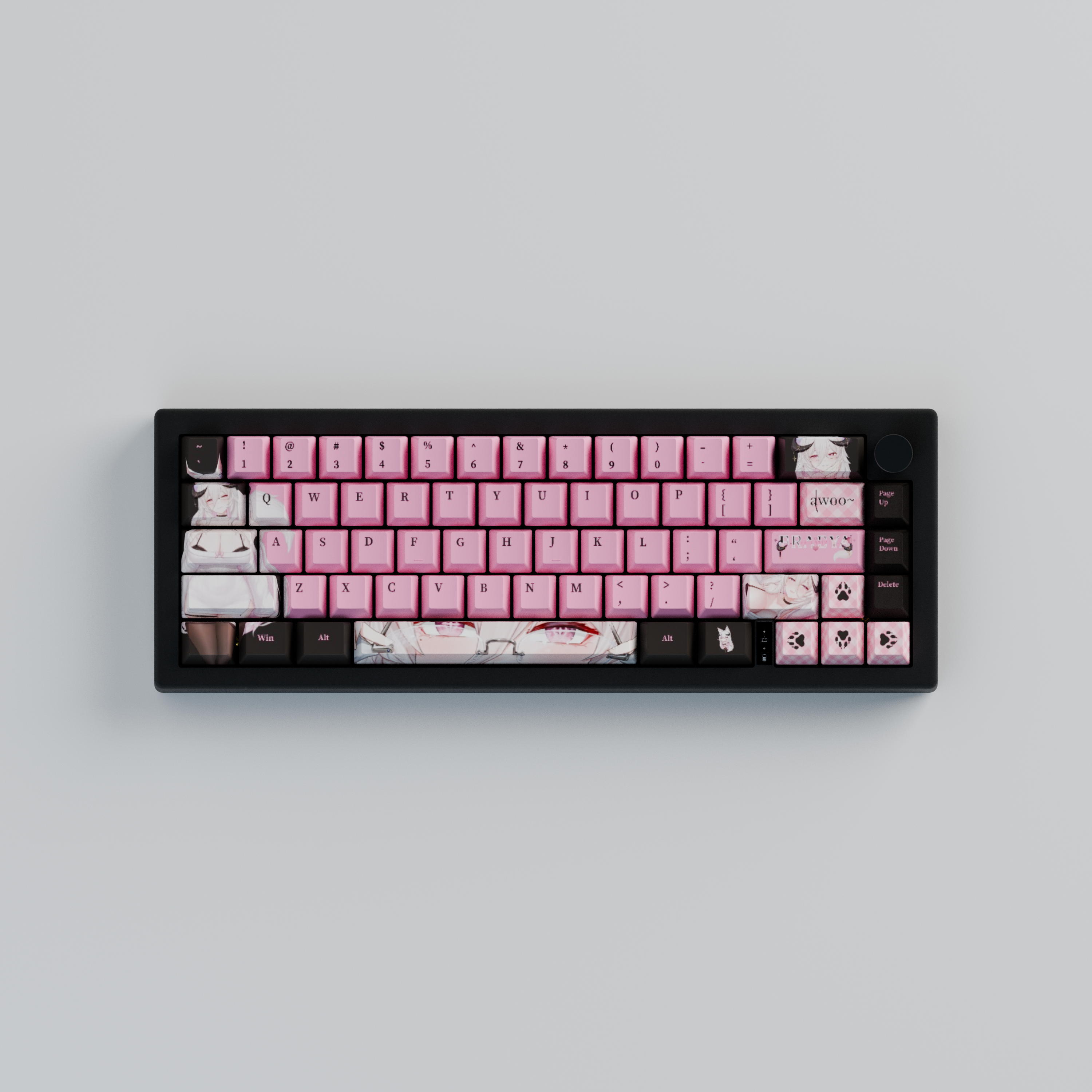 Fraeya 65 % RGB Mechanische Tastatur + Tastenkappen (Kooperationen)