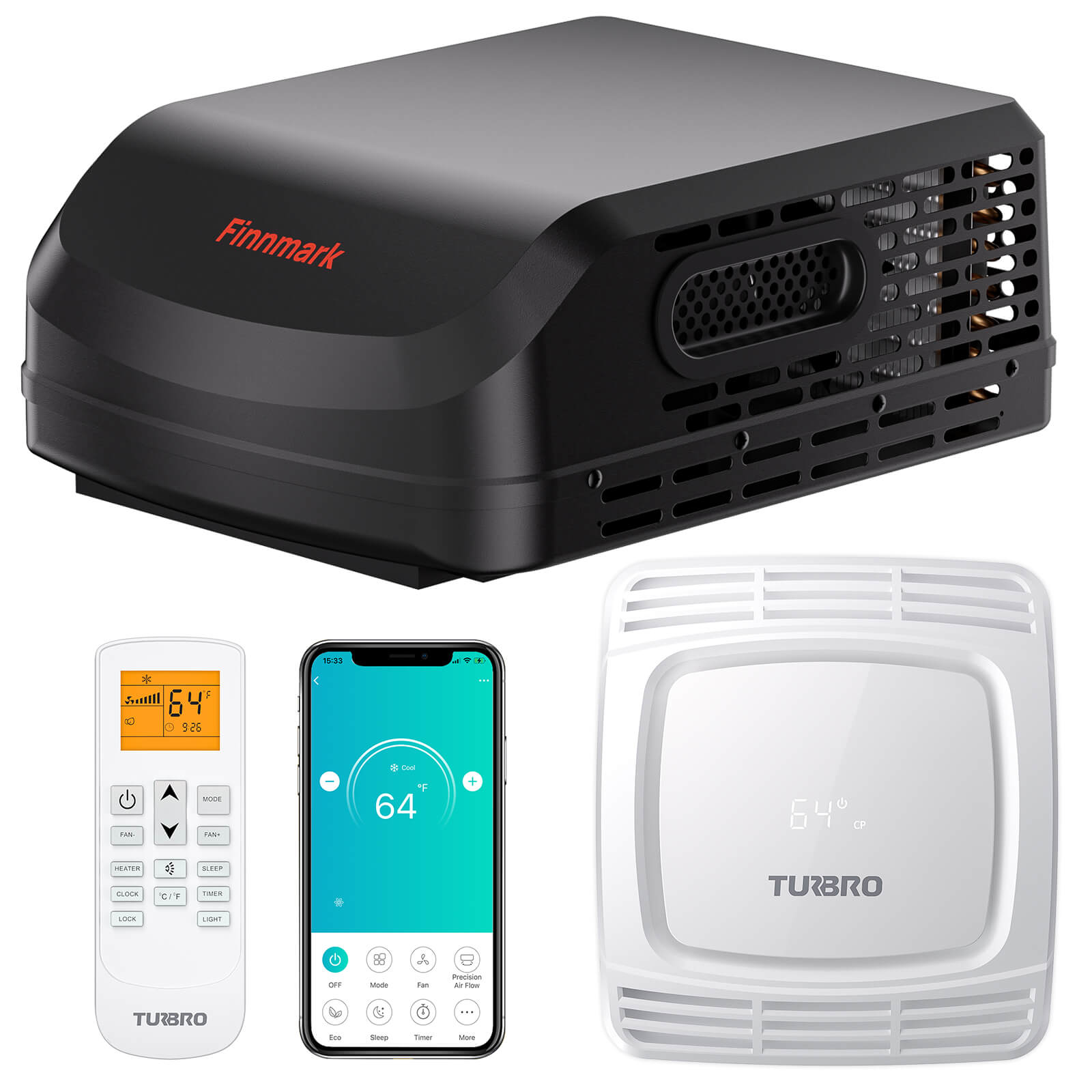 Finnmark 15,000 BTU Rooftop RV Air Conditioner