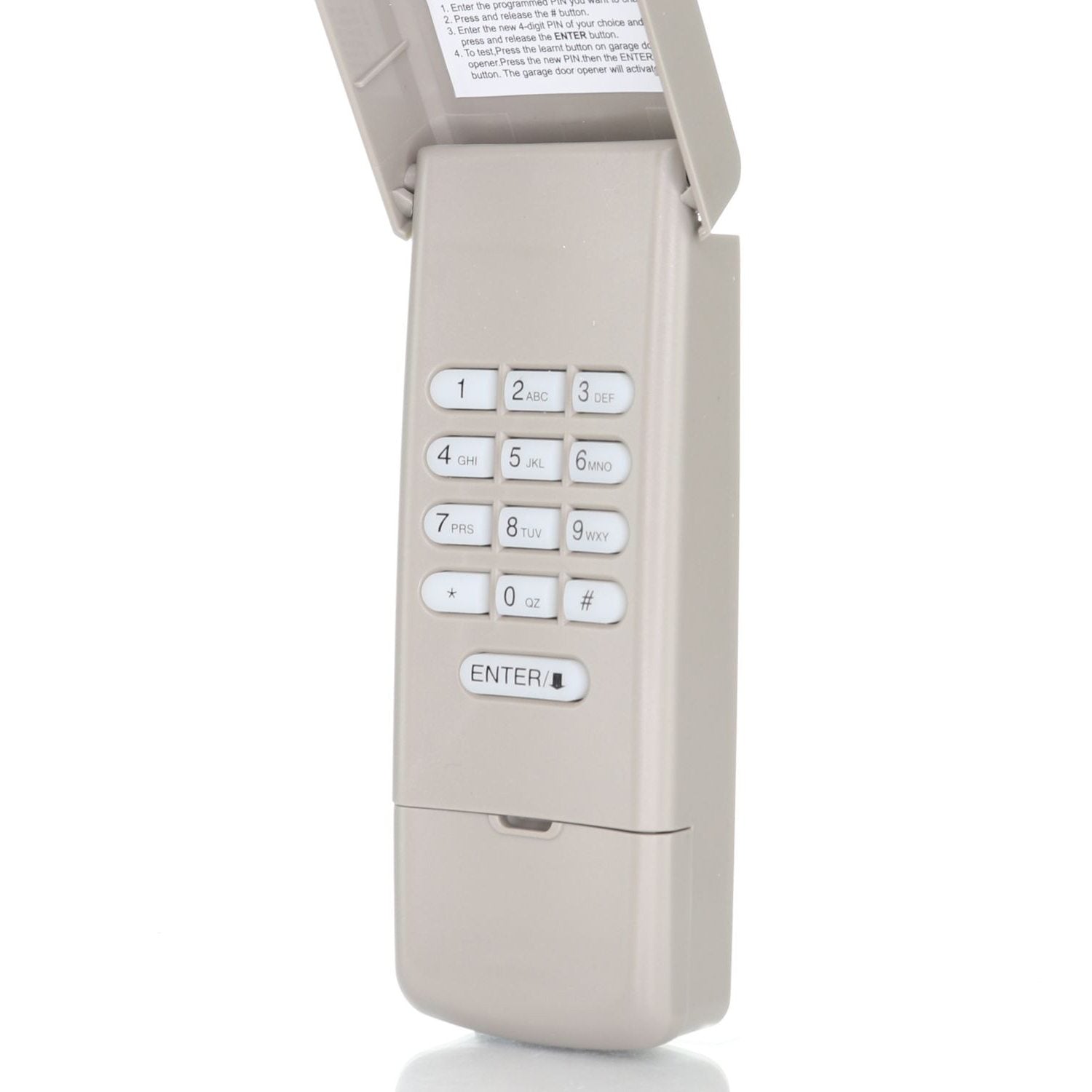 Anderic 877MAX Replacement Keypad Garage Door Opener Remote Control for Purple Yellow Green Red Orange Learning Button