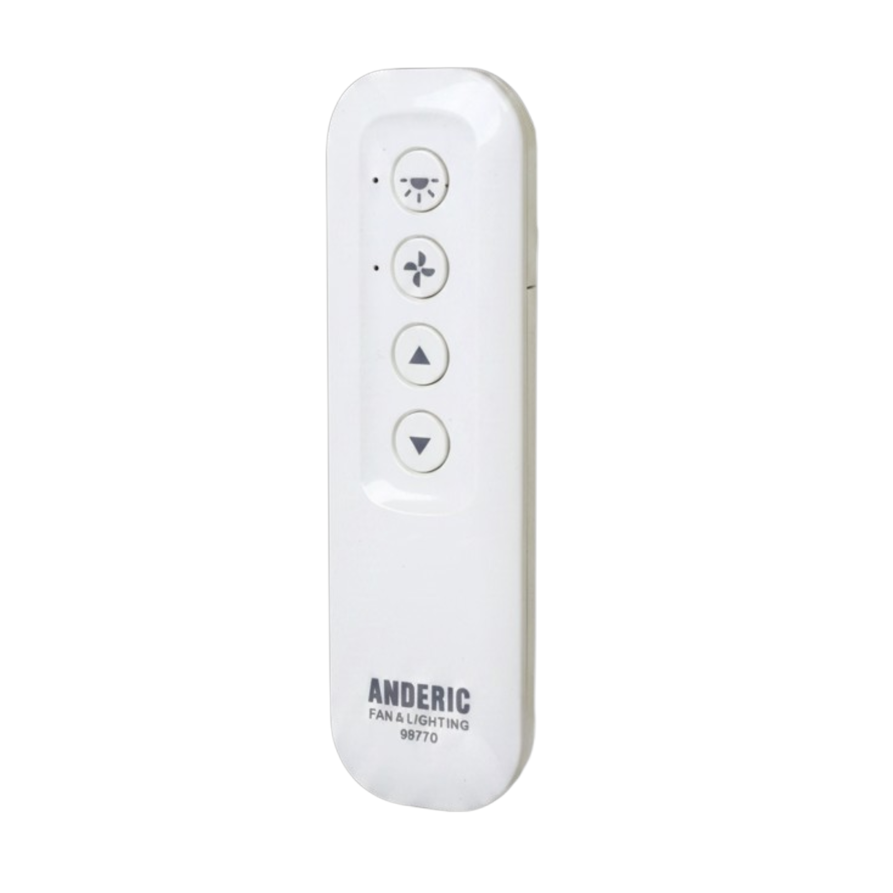 Anderic 99770 Ceiling Fan Remote Control for Hunter & Fanimation Fans | 434 MHz | Light Dimming - 99770