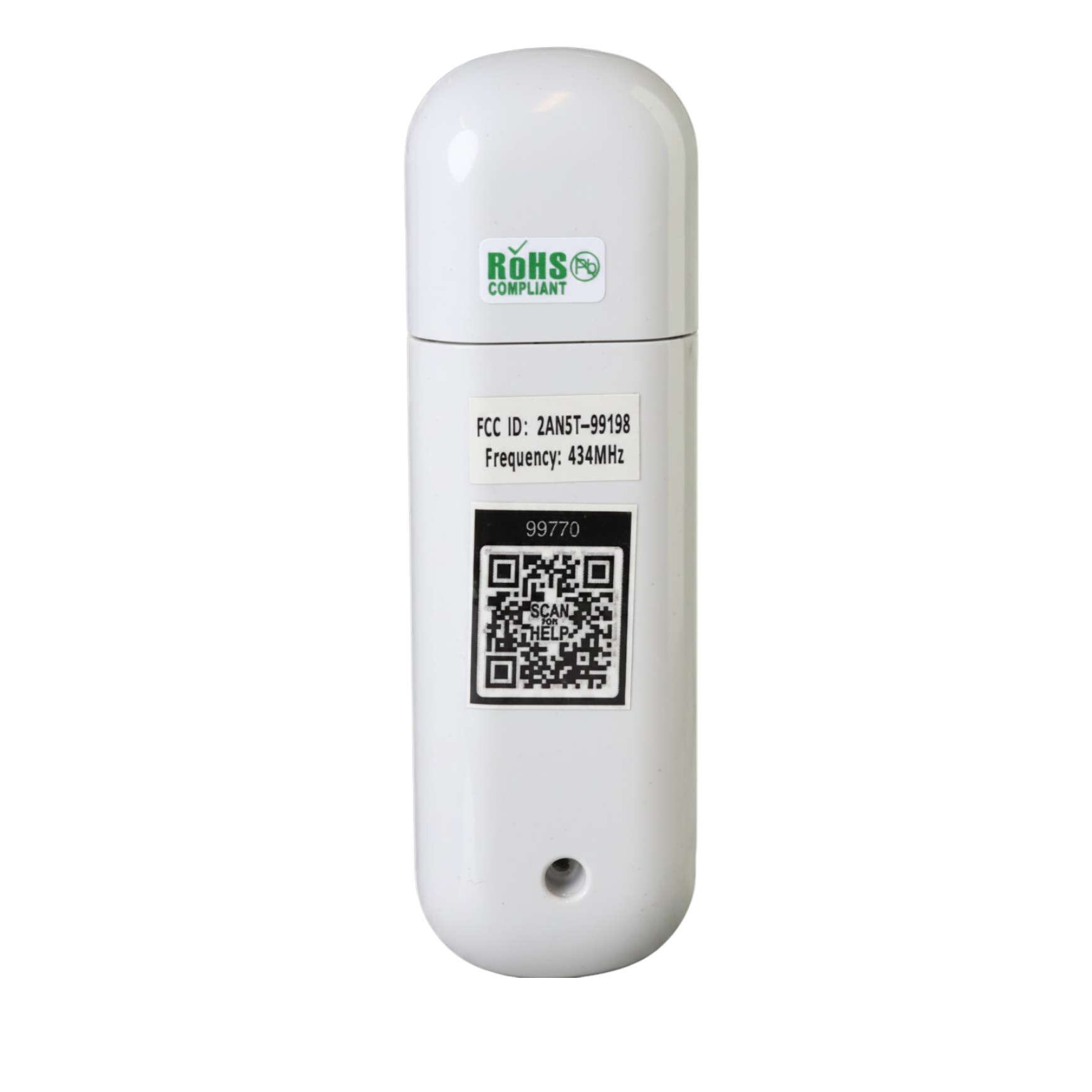 Anderic 99770 Ceiling Fan Remote Control for Hunter & Fanimation Fans | 434 MHz | Light Dimming - 99770