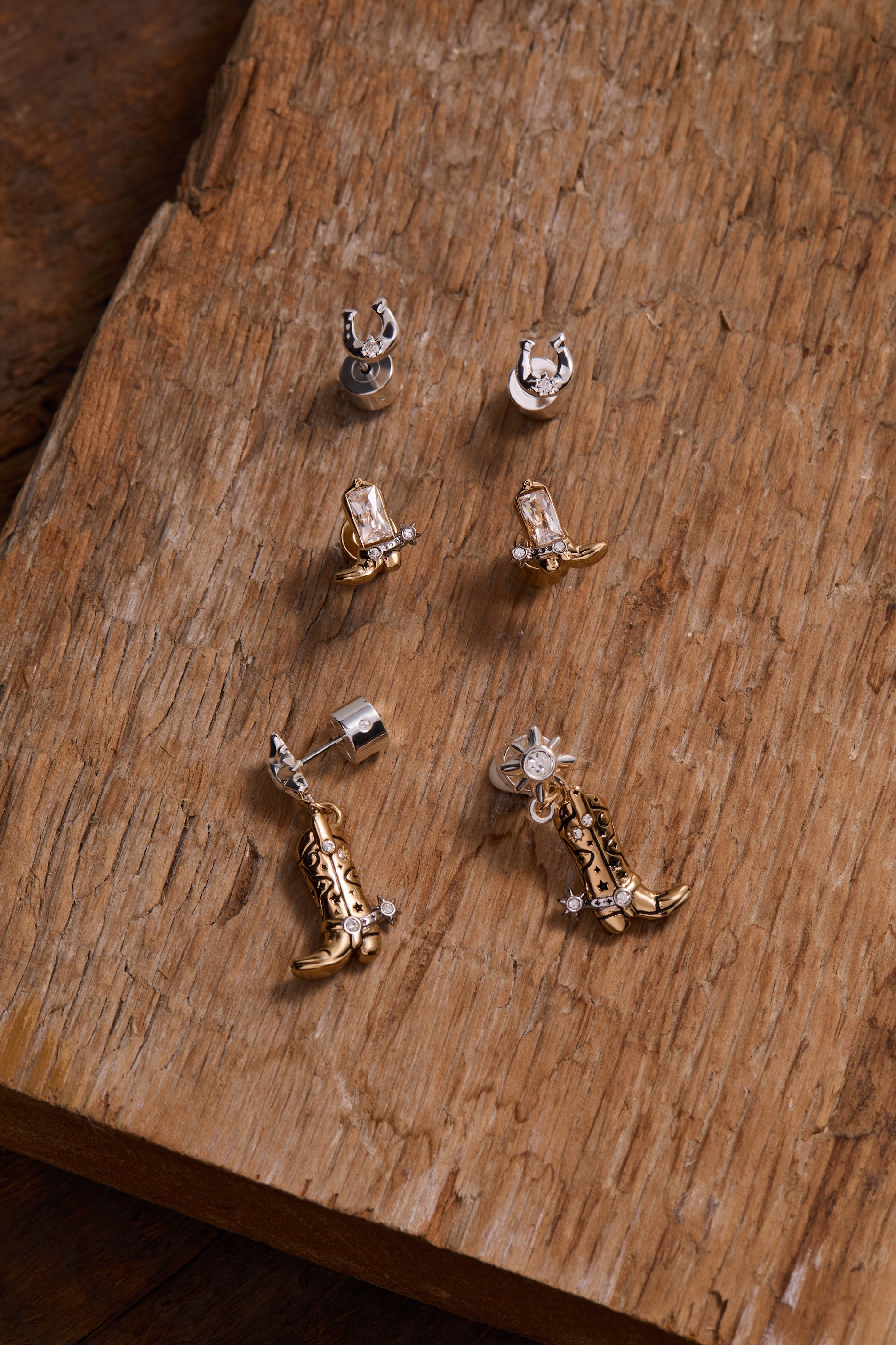 Cosmic Cowgirl Earring Stud Set of 2