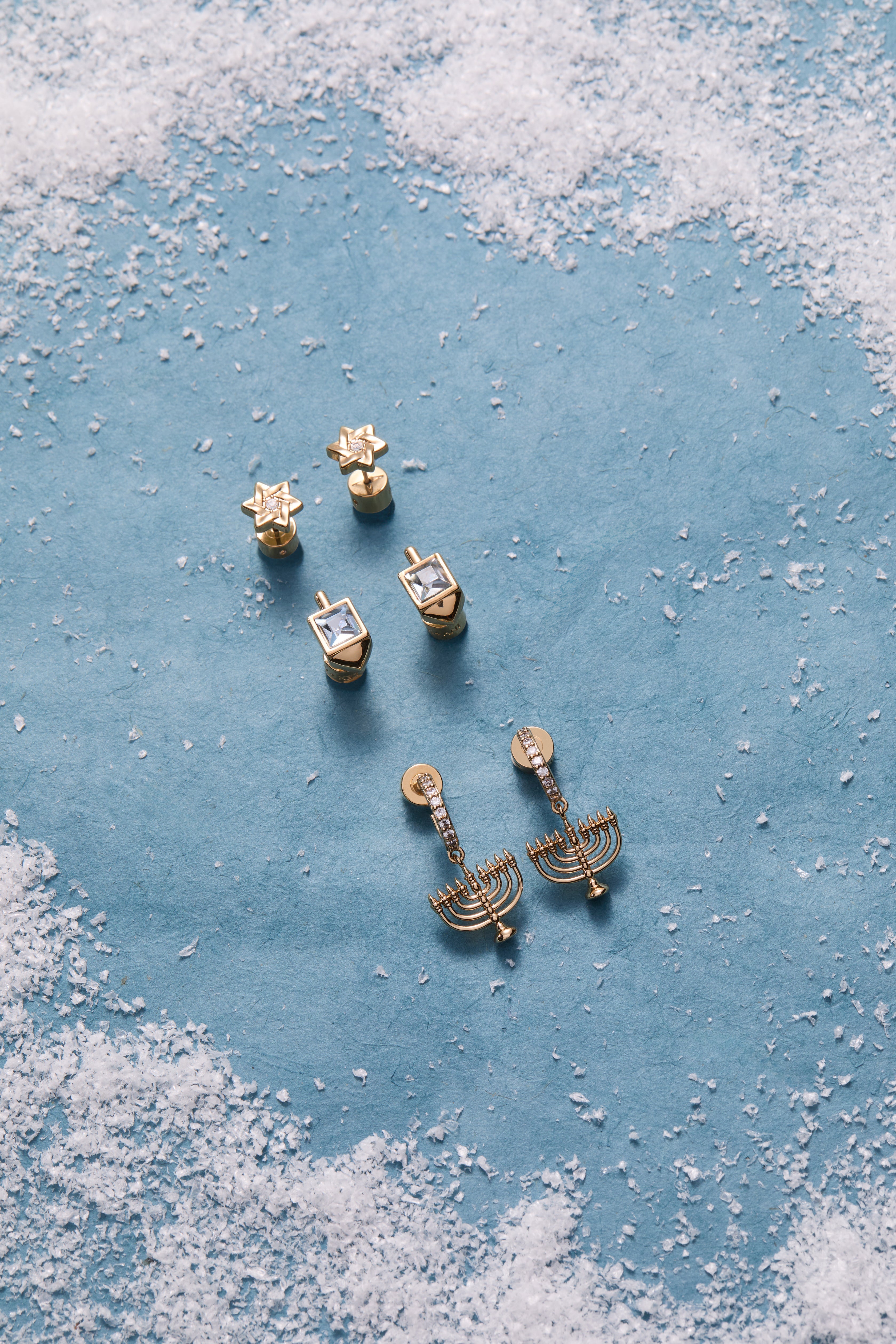 Chanukka Ohrstecker-Set