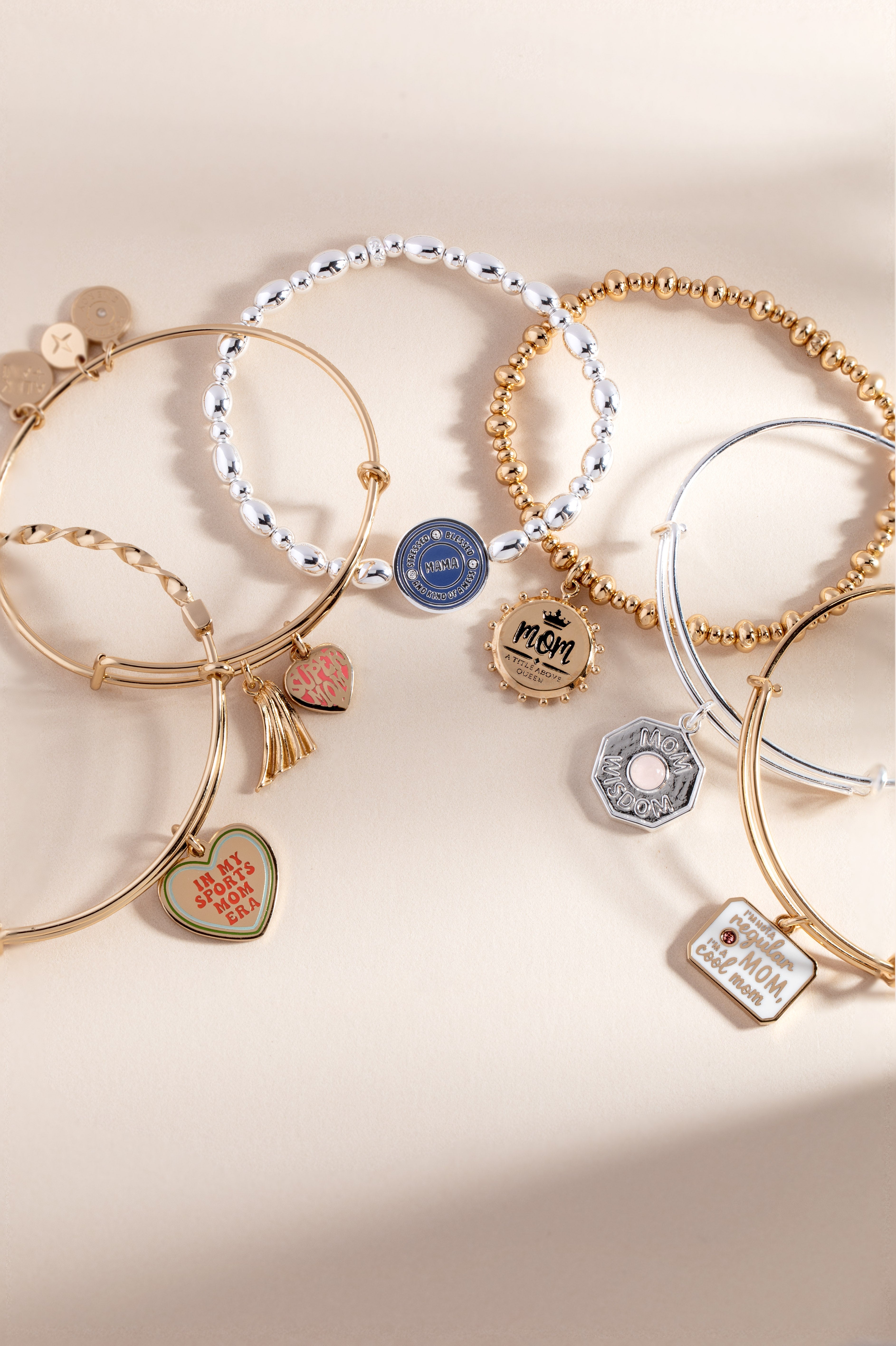 „Mama – Gestresst, Gesegnet und irgendwie chaotisch“ Stretch-Armband