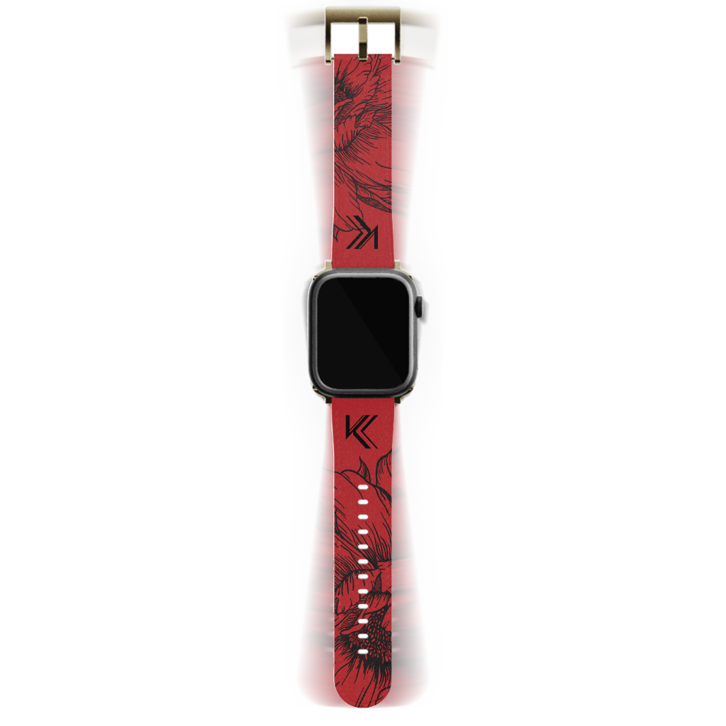 Armband mit dramatischen Blüten