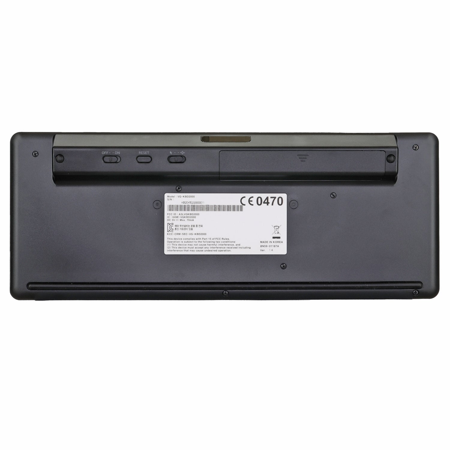 Samsung BN59-01162A | VGKBD2000 TV Wireless Keyboard Remote Control - BN5901162A