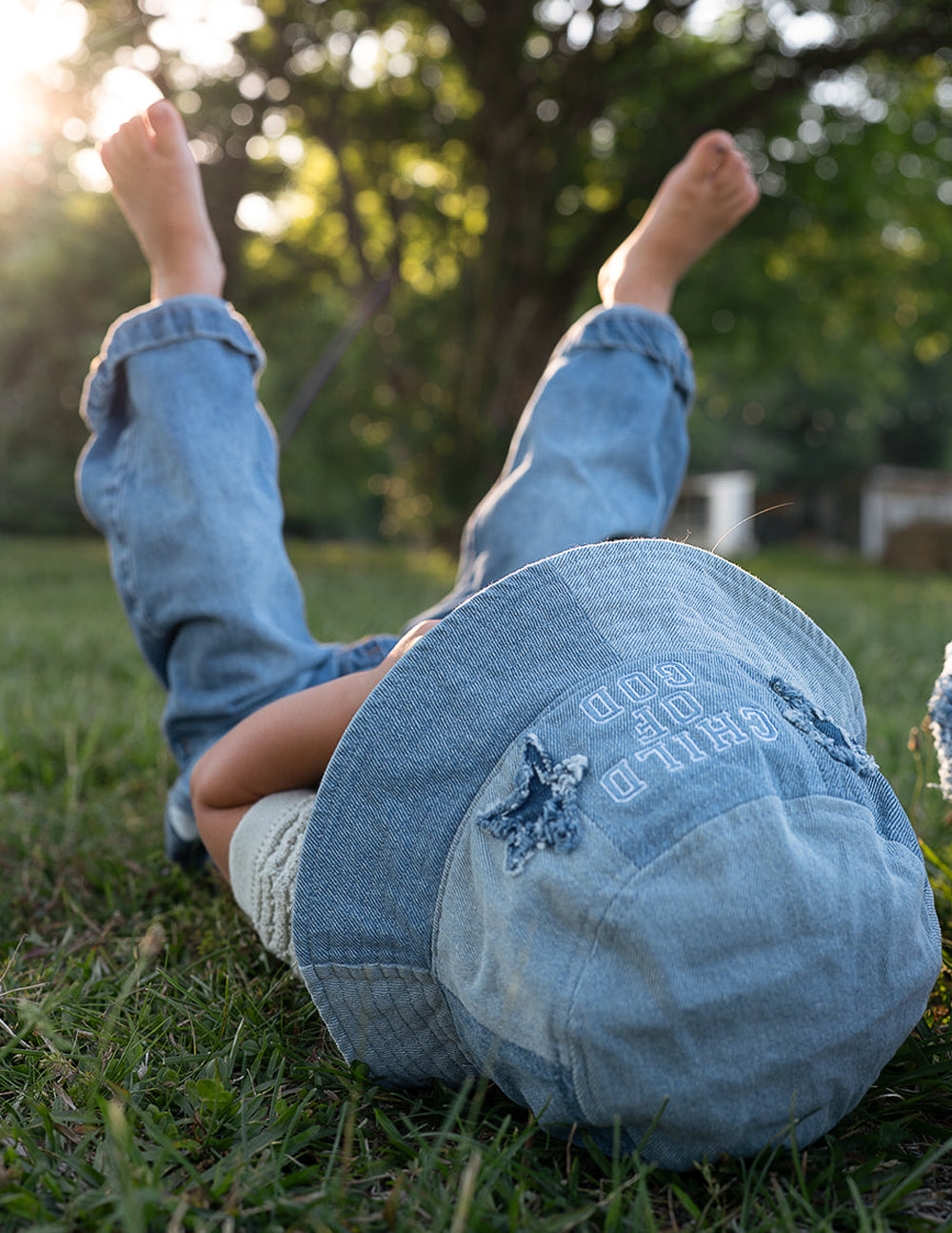 Child of God Jeans-Anglerhut für Kinder