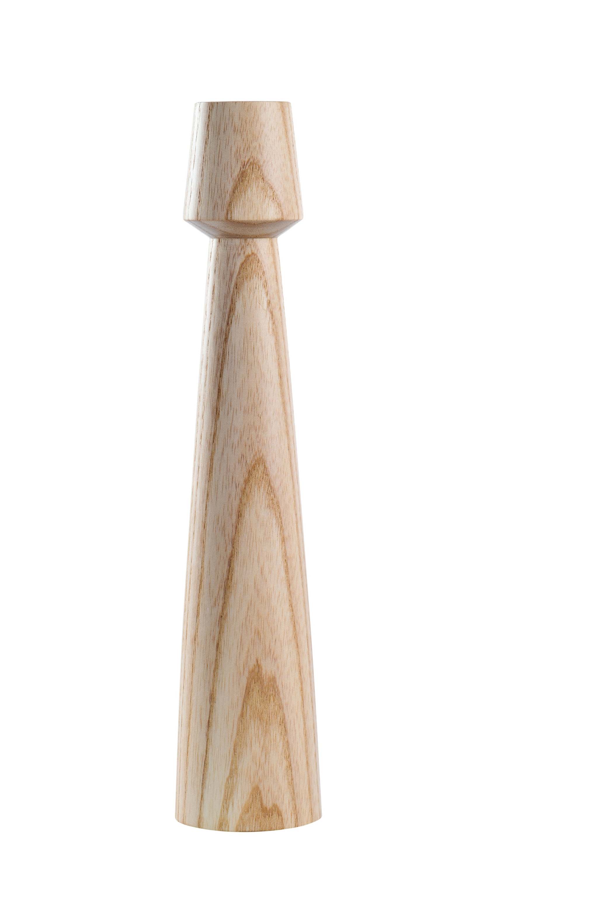Handgeschnitzter Kerzenständer aus Holz