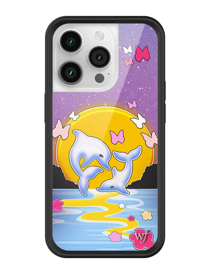Dolphin Sunset iPhone Case