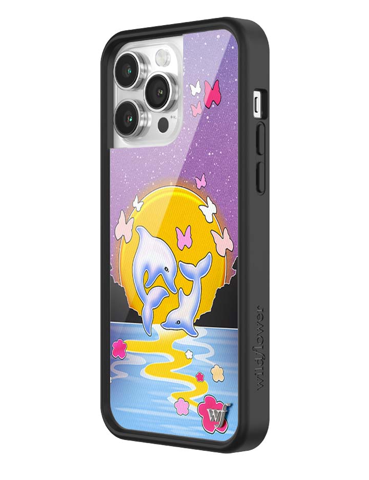 Dolphin Sunset iPhone Case