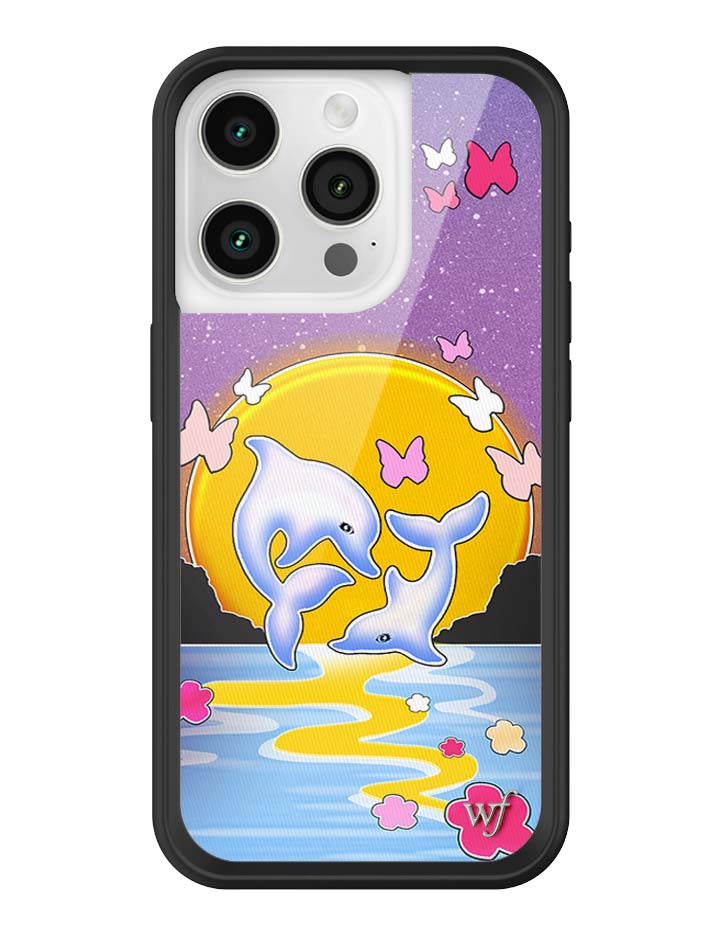Dolphin Sunset iPhone Case