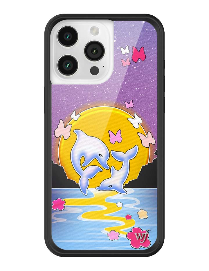 Dolphin Sunset iPhone Case