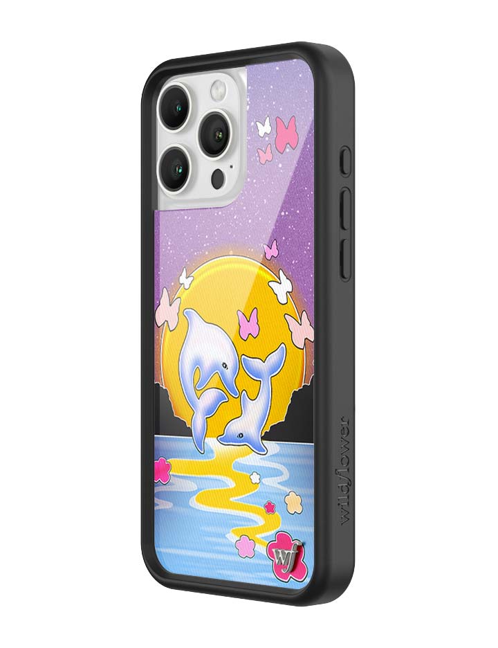 Dolphin Sunset iPhone Case