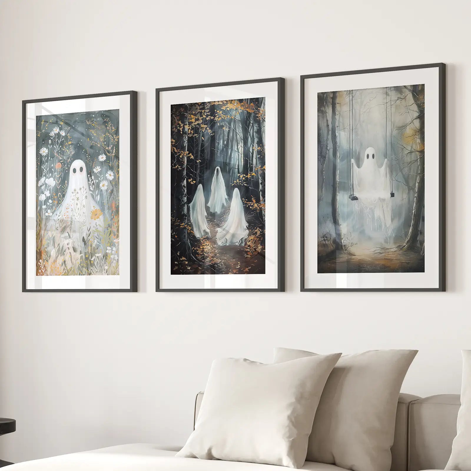 Halloween Geist Druck Trendy Gothic Wohndeko