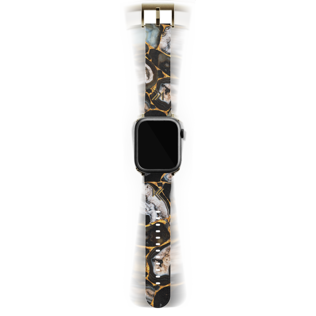 Glänzendes Onyx-Uhrenarmband