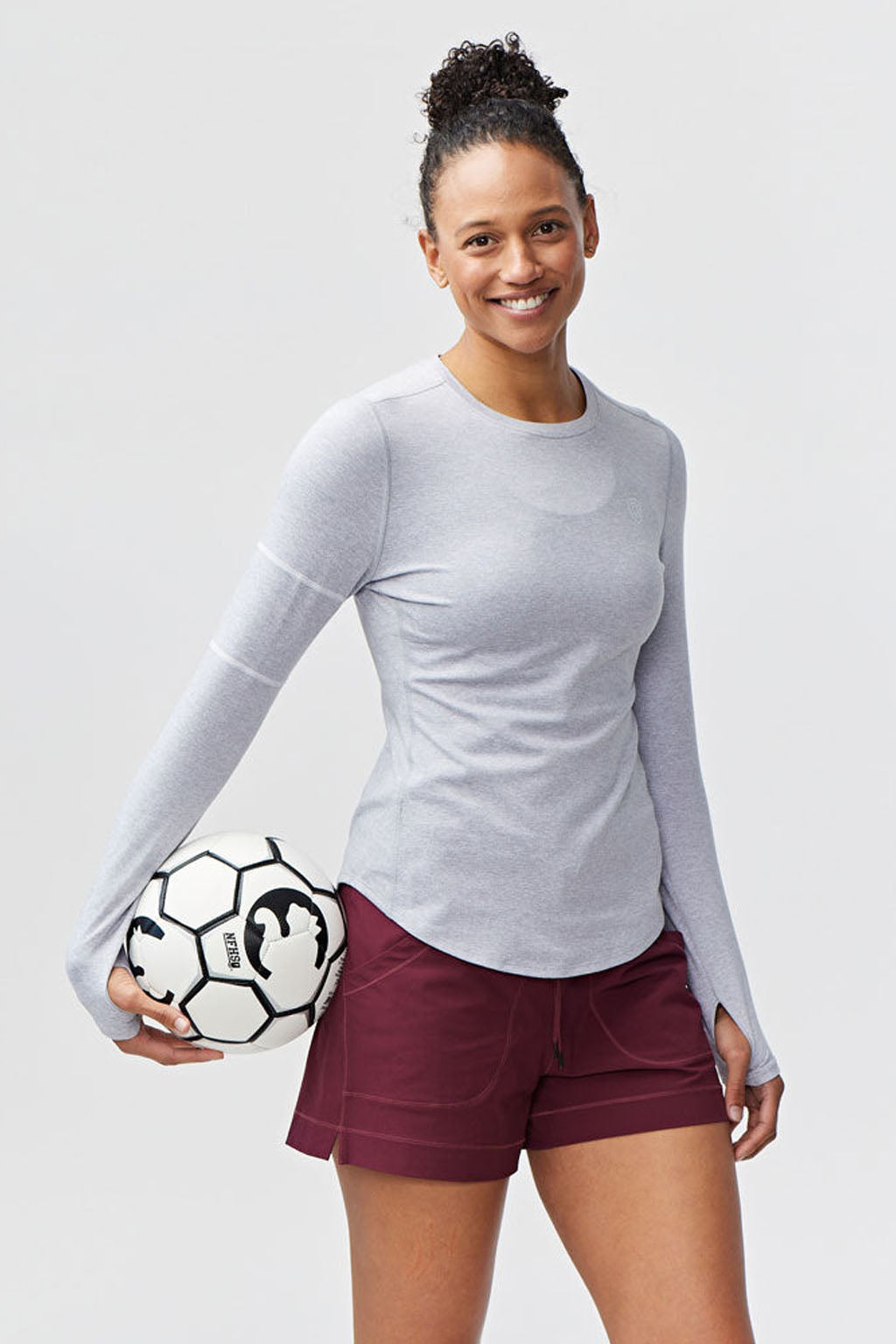 Foudy Damen Langarm-Sportoberteil