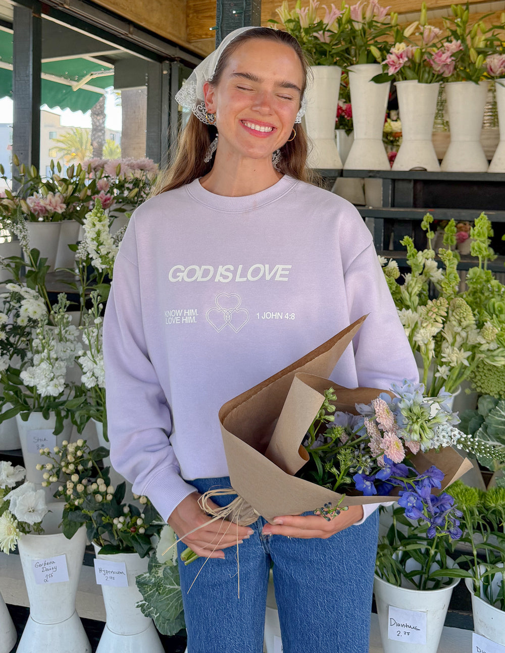 God Is Love Unisex Crewneck