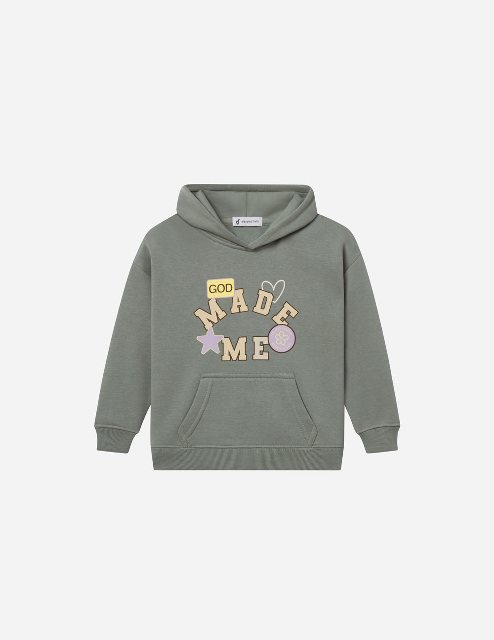 God Made Me Kinder-Kapuzenpullover