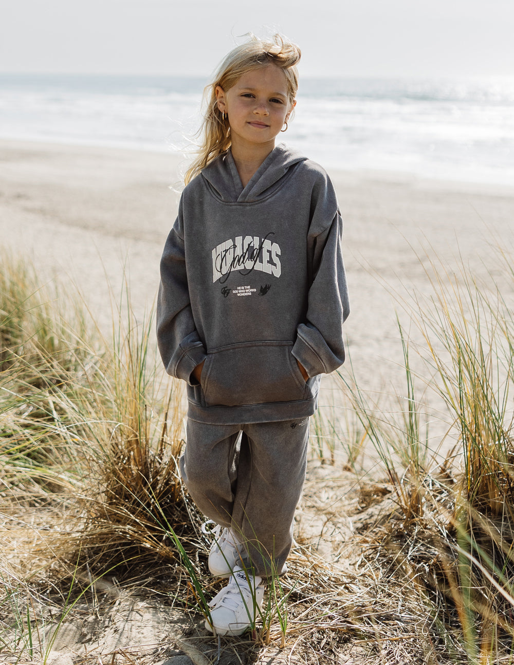 Gott der Wunder Kinder-Kapuzenpullover