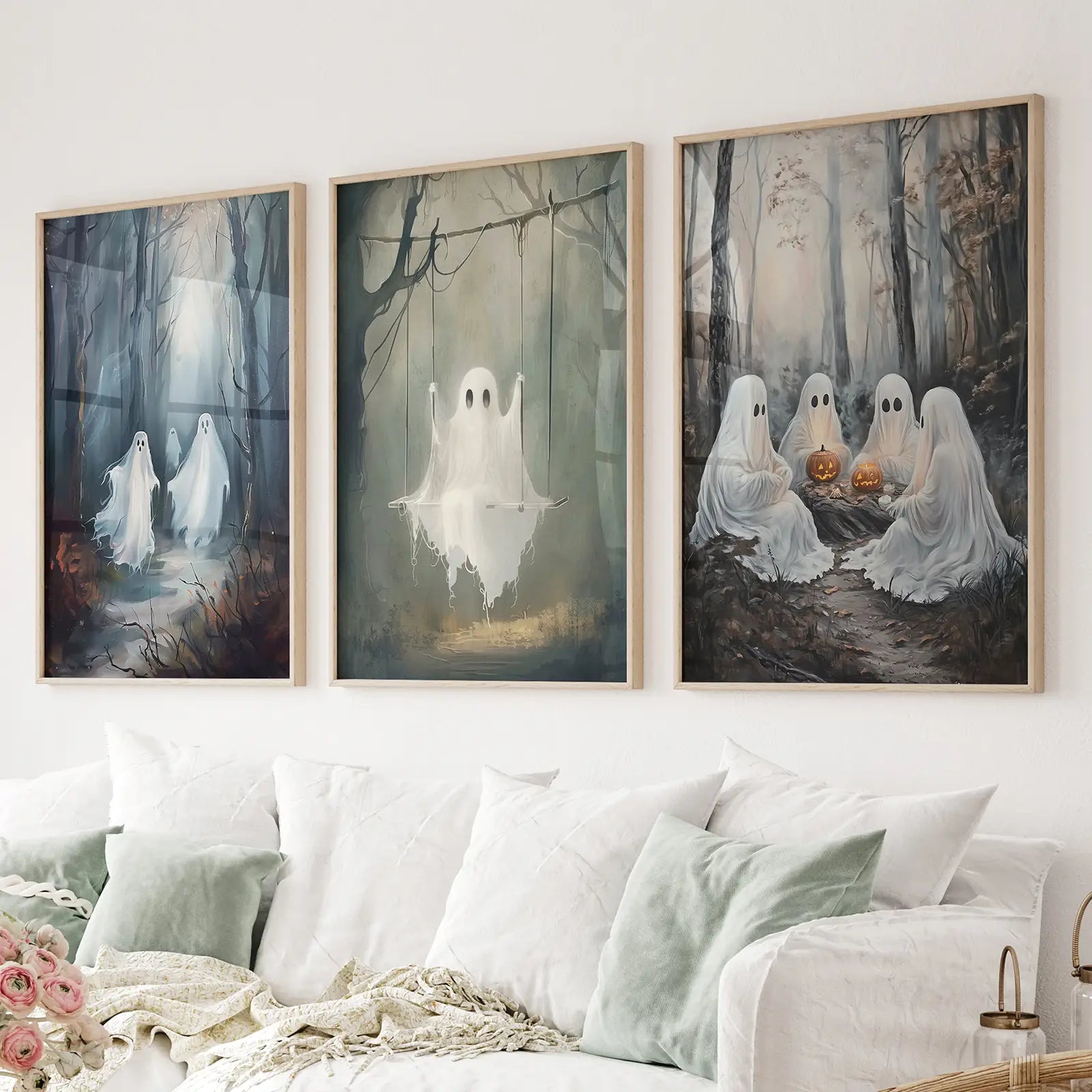 Dunkle Halloween Gruselige Geister Wandbilder Dekoration