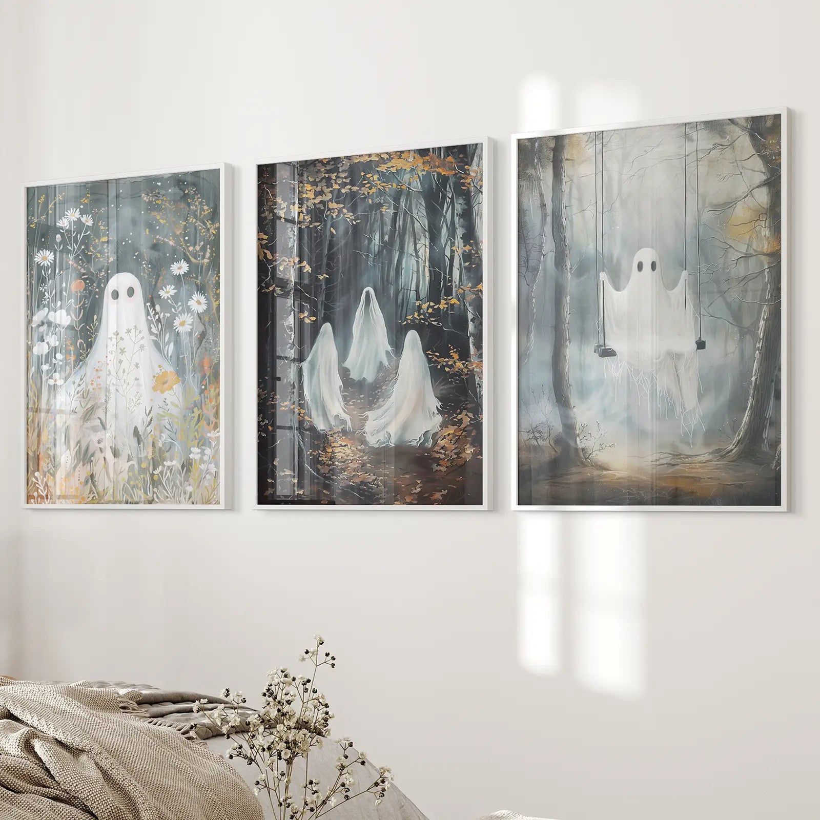 Halloween Geist Druck Trendy Gothic Wohndeko