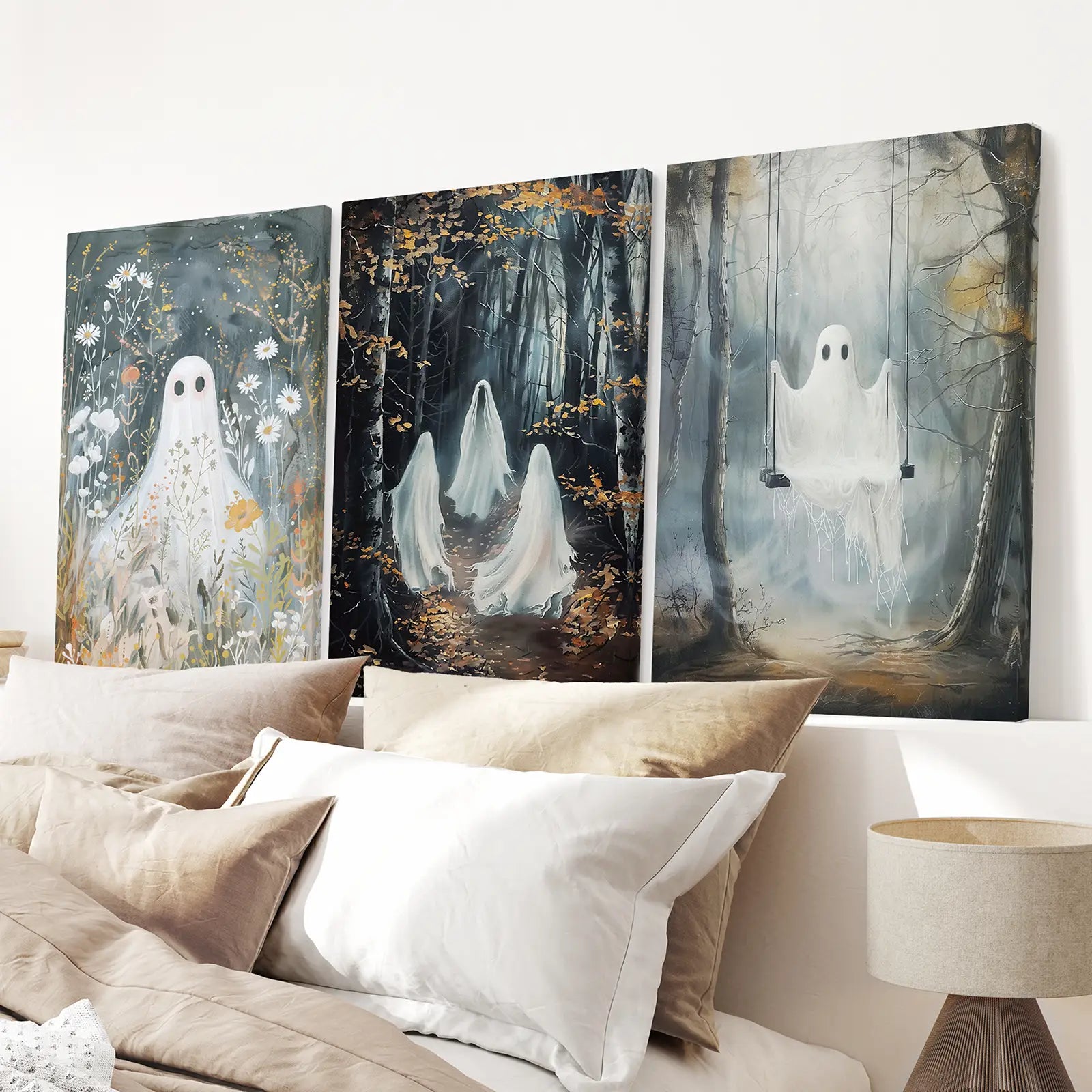 Halloween Geist Druck Trendy Gothic Wohndeko