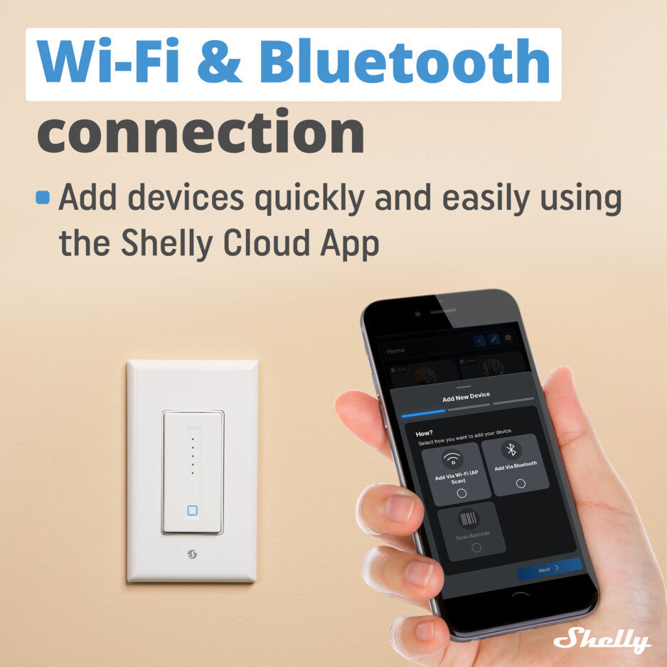 Shelly Plus Wall Dimmer x2