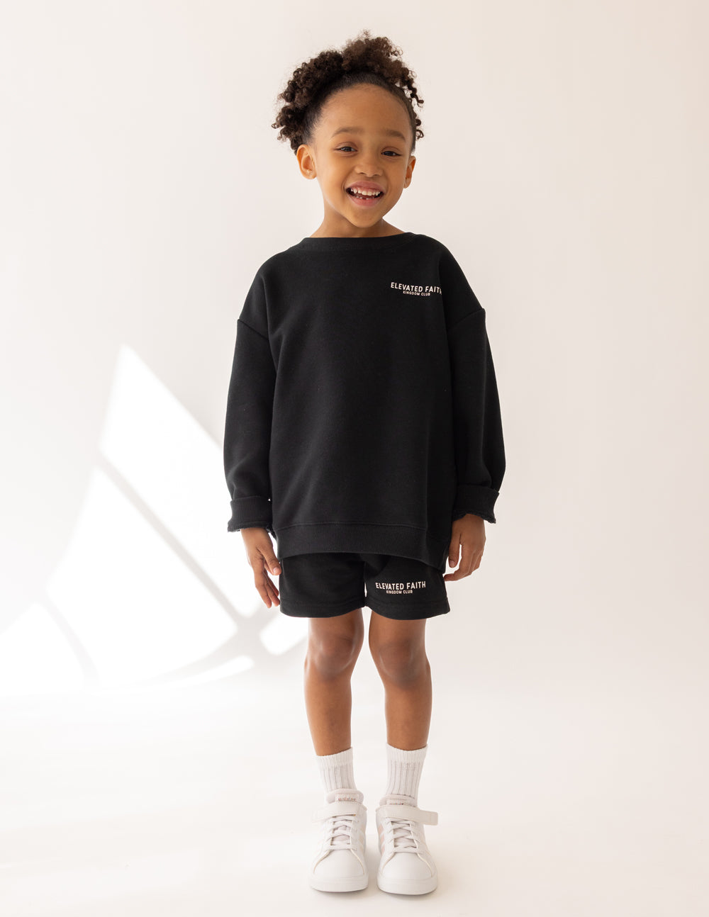 Kingdom Club Schwarze Kurze Hose für Kinder