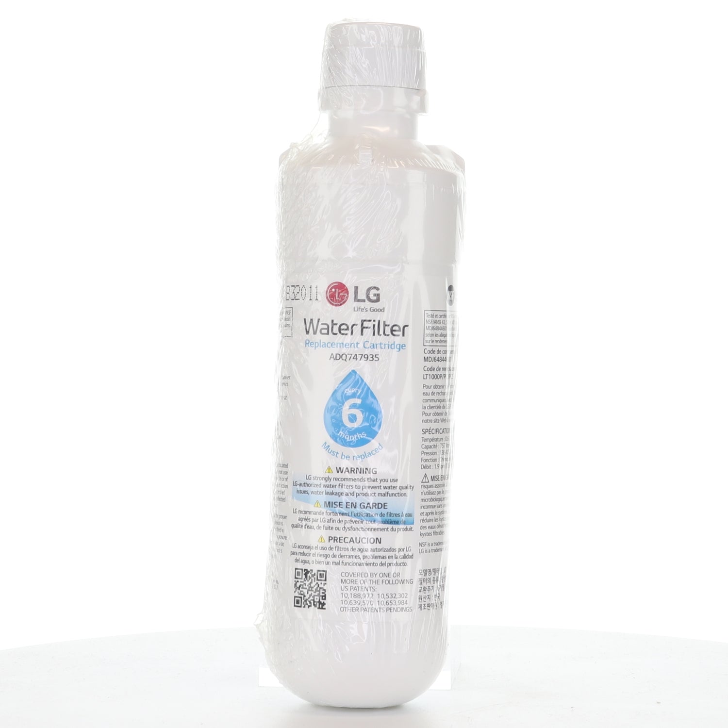 LG LT1000P / ADQ747935 Kühlschrank-Wasserfilter-Ersatzkartusche - AGF80300704