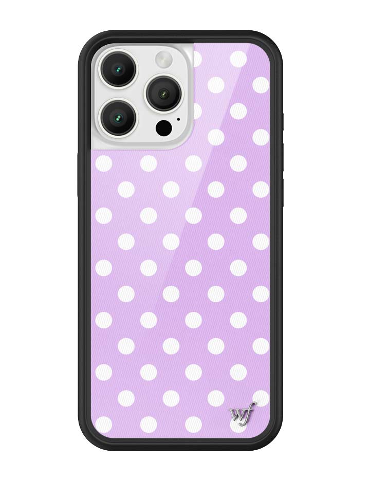 Polka Dot | Lavender and White iPhone Case