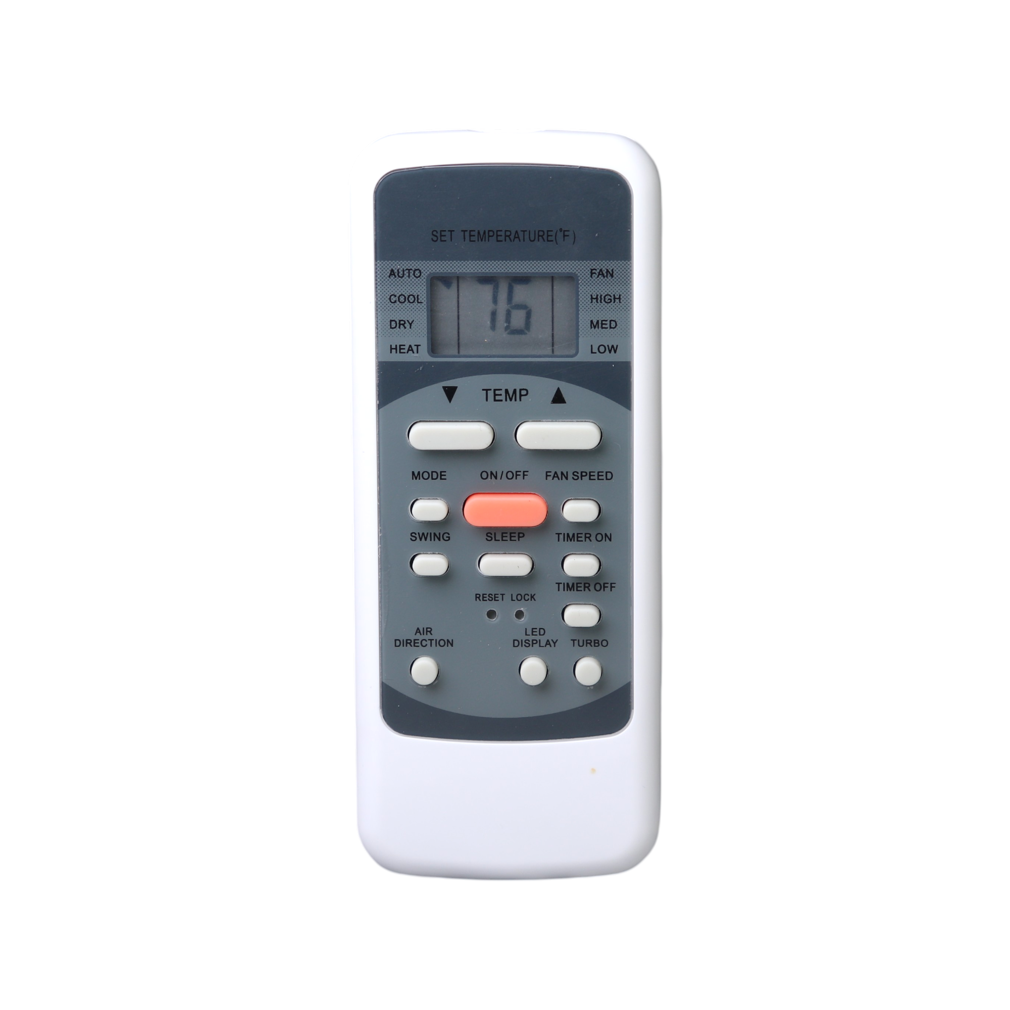 Midea Rg51m5/eu Mini Split Air Conditioner Remote Control | LCD Temp control - 17317000000324