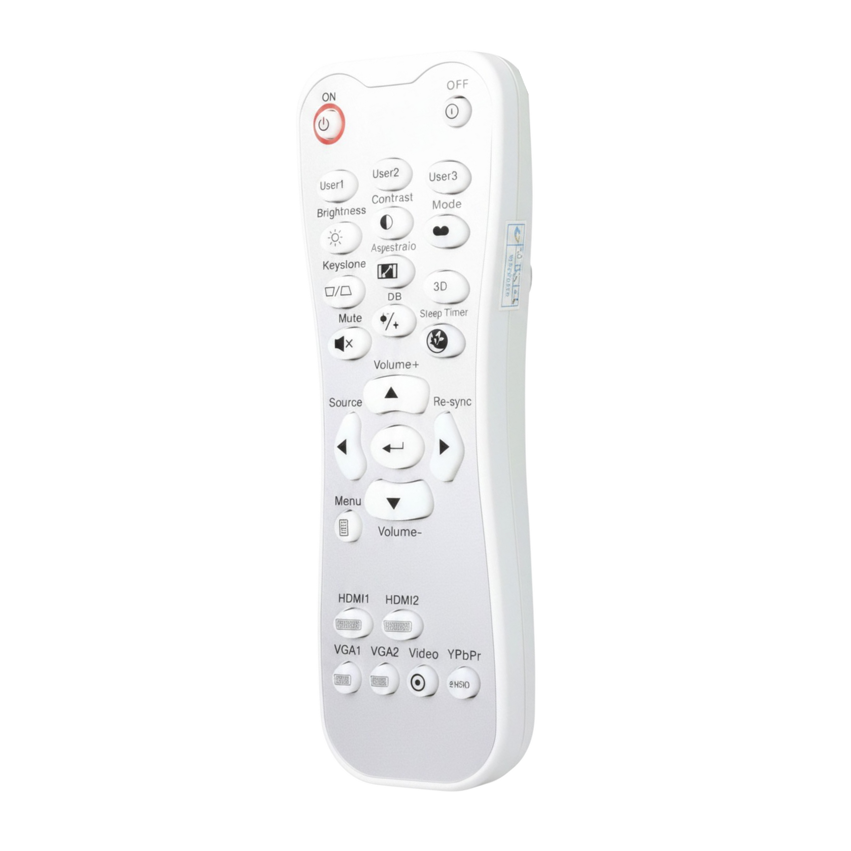 Optoma BR-3001B Projector Remote Control with Backlight - BR-3001B