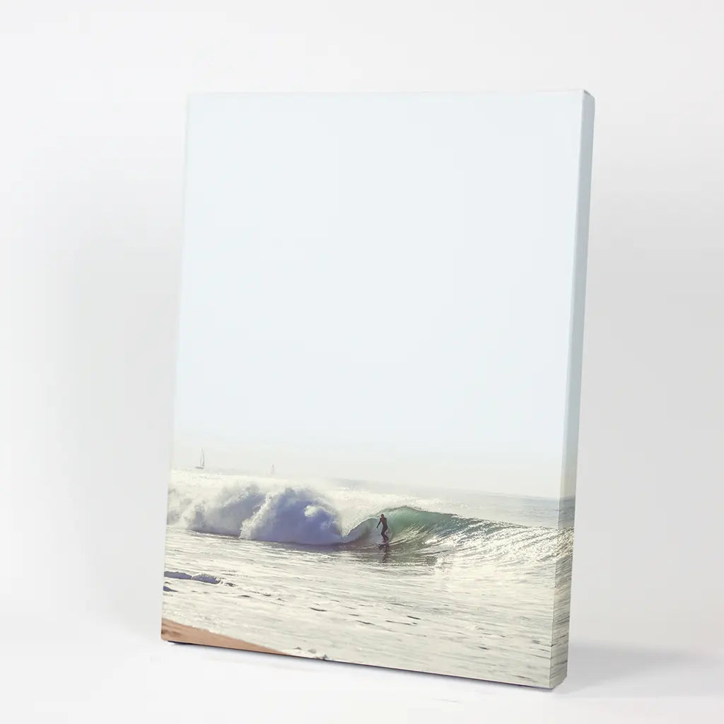 Kalifornien Surfen. Küstenwellen Wandkunstdruck