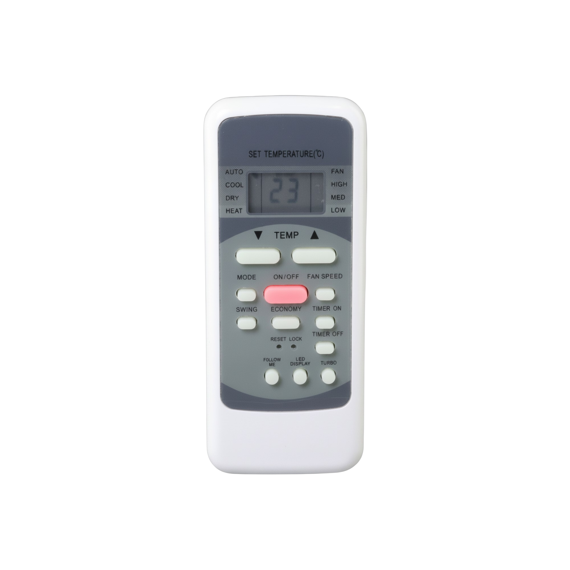 Midea R51I5/BGE Mini Split Air Conditioner Remote Control | LCD Display- 17317000A02500