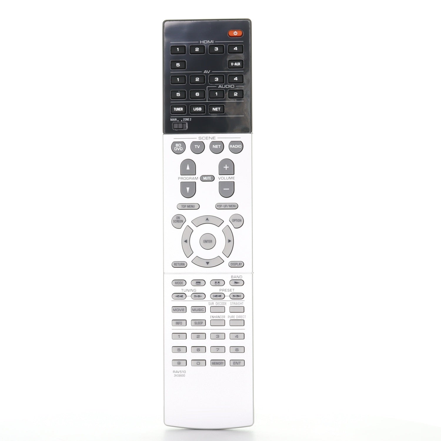 Yamaha RAV510 7.2-channel Wi-Fi Built-In AVENTAGE Network AV Receiver Remote Control - ZK066000